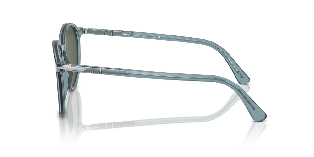 Persol PO3350S con Montatura Blu Trasparente e Lenti Verde - Immagine 4