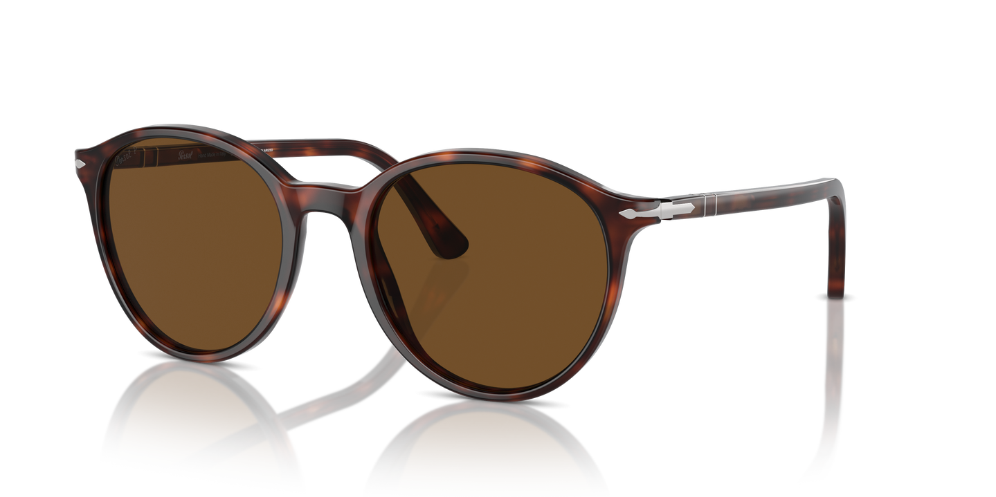 Persol PO3350S mit Havana Gestell und Braun Gläsern - Bild 1
