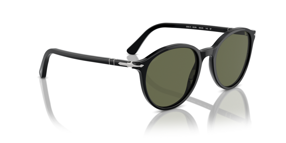 Persol PO3350S with Black Frame and Green Lenses - Image 3