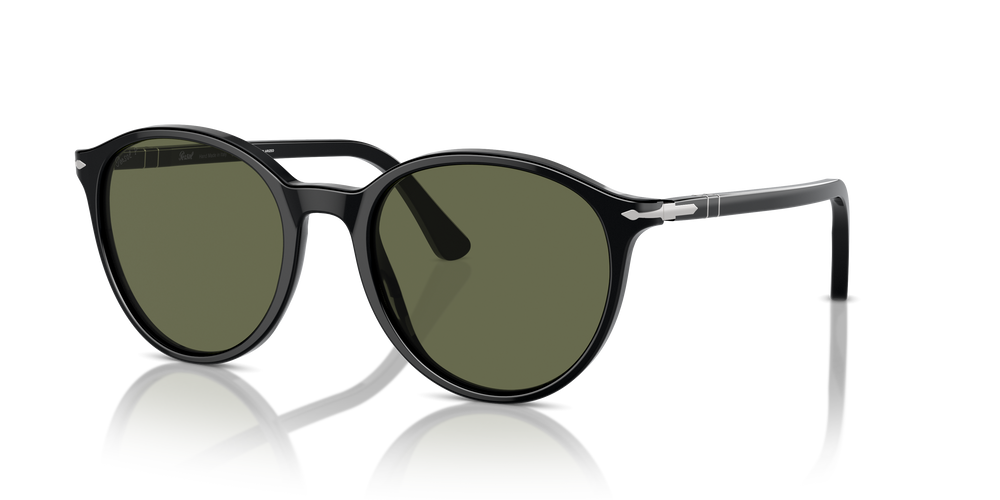 Persol PO3350S con Montatura Nero e Lenti Verde - Immagine 1