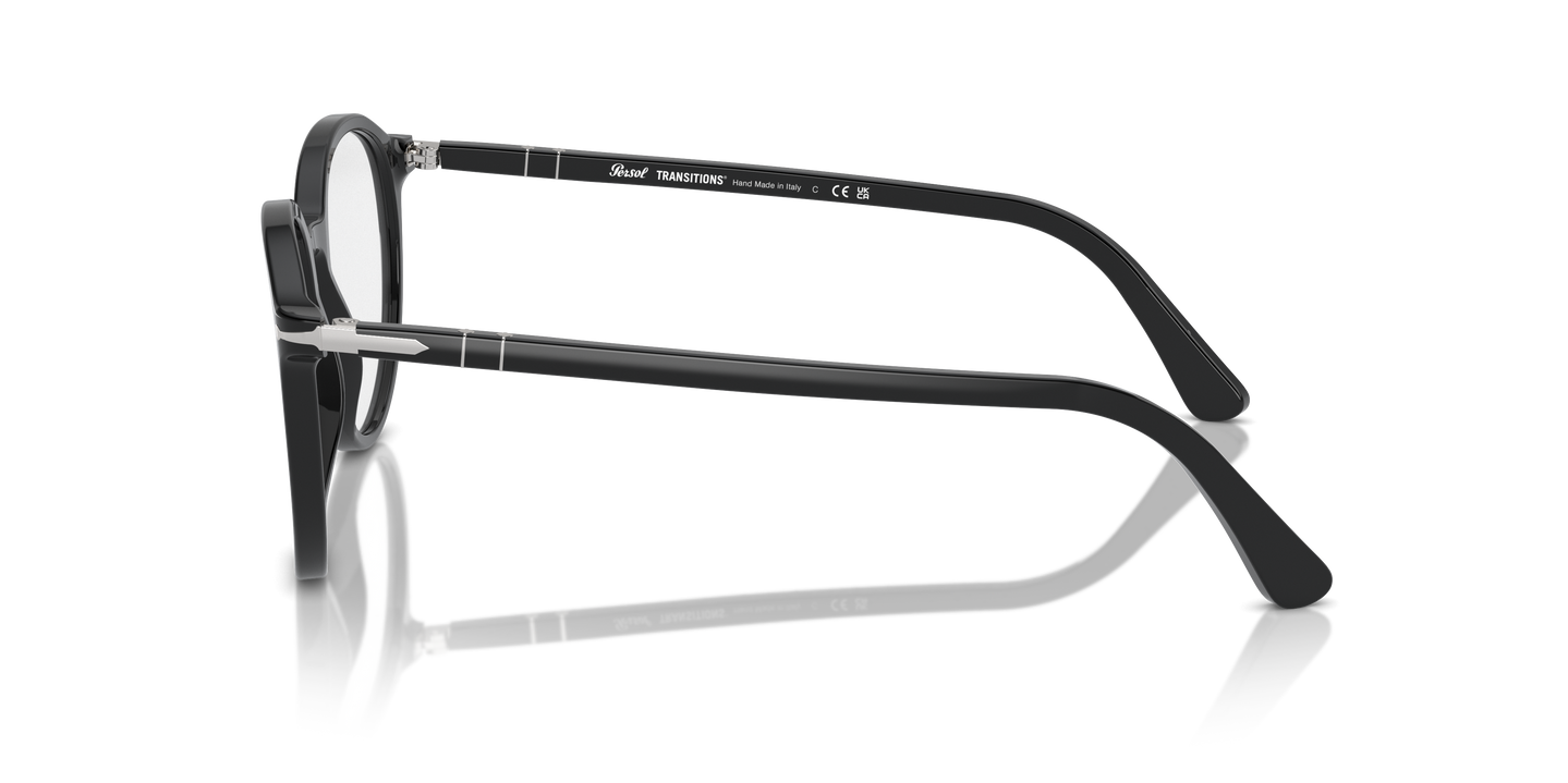 Persol PO3350S – Transitions mit Schwarz Gestell und Blau Gläsern - Bild 1