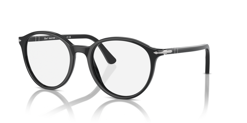 Visit PO3350S – Transitions with Black Frame and Blue Lenses