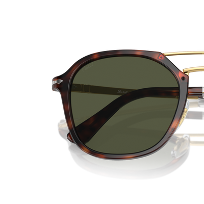 Persol PO3352S avec Monture Havana et Verres Vert – Image variante