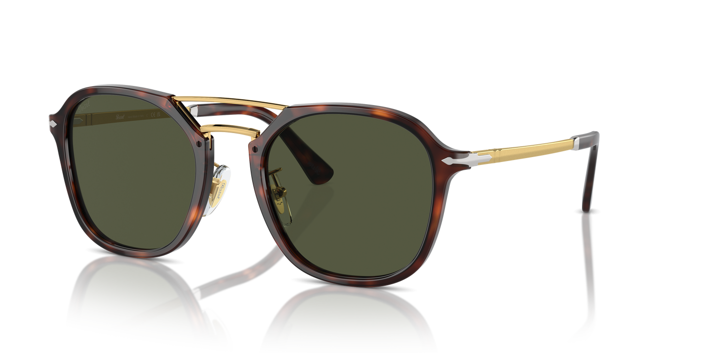 Persol PO3352S avec Monture Havana et Verres Vert - Image 1