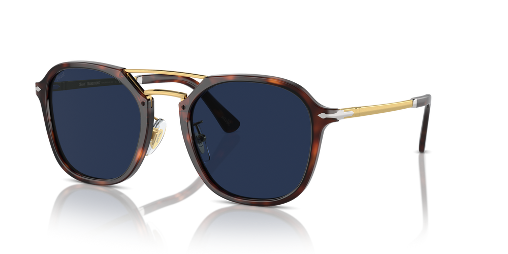 Persol PO3352S - Transitions® with Havana Frame and Blue Lenses - Image 7