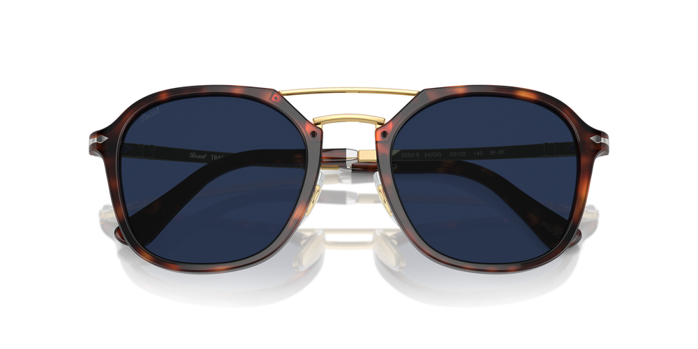 Persol PO3352S - Transitions® with Havana Frame and Blue Lenses - Image 6
