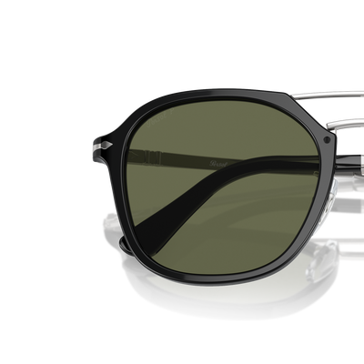 Persol PO3352S with Black Frame and Green Lenses – Variant Image