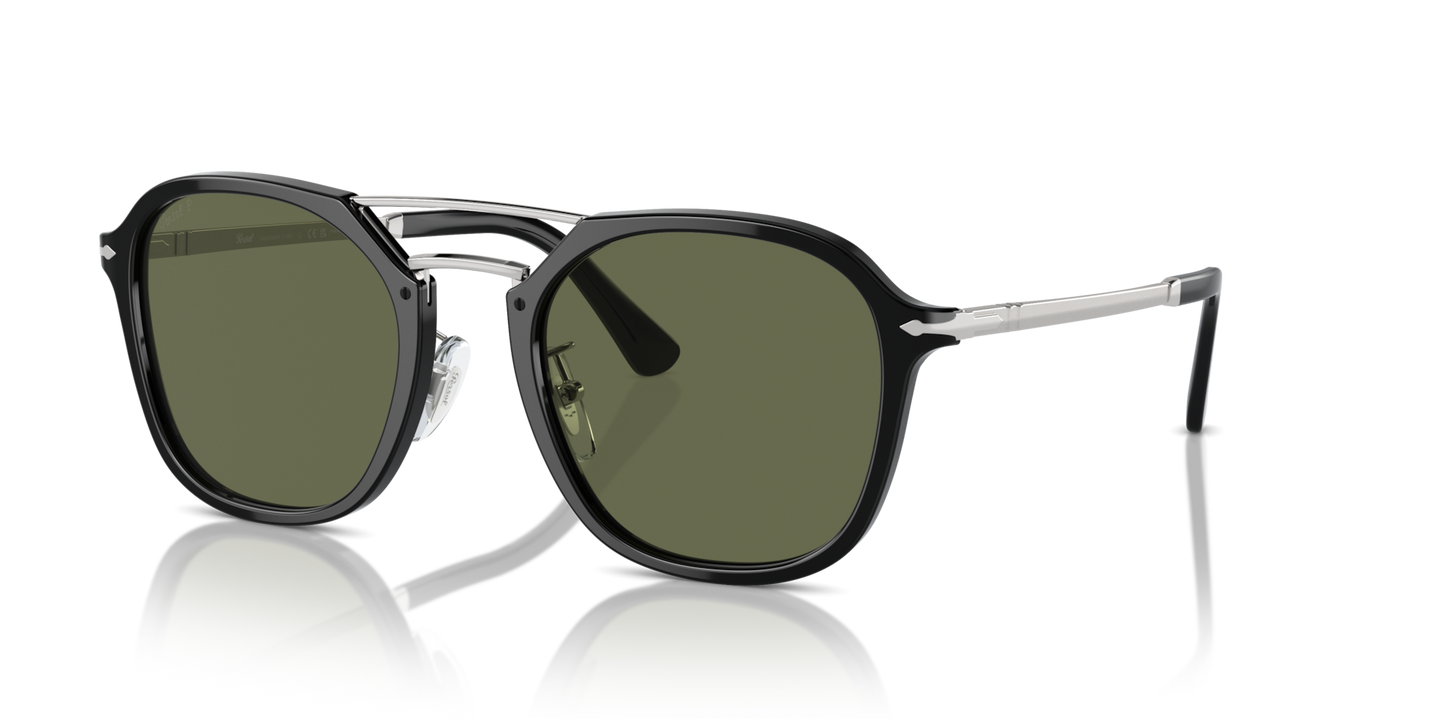 Persol PO3352S with Black Frame and Green Lenses - Image 1