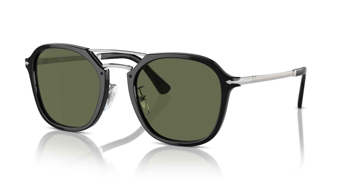 Persol PO3352S with Black Frame and Green Lenses - Image 1