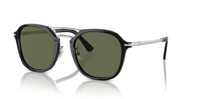 Persol PO3352S with Black Frame and Green Lenses - Image 1