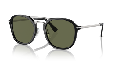 Persol PO3352S with Black Frame and Green Lenses - Image 1