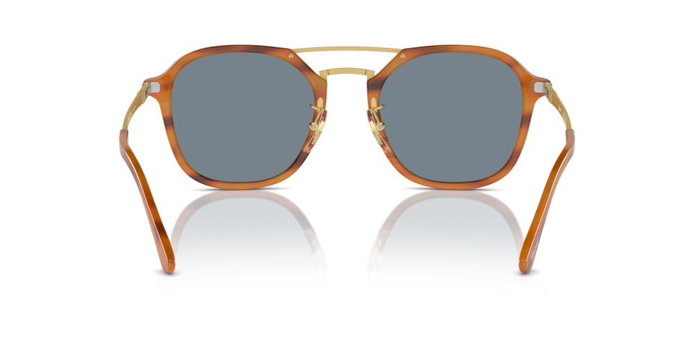 Persol PO3352S con Montatura Striato Marrone e Lenti Blu - Immagine 5