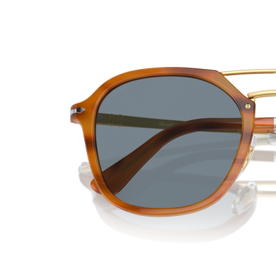 Persol PO3352S con Montatura Striato Marrone e Lenti Blu – Immagine variante