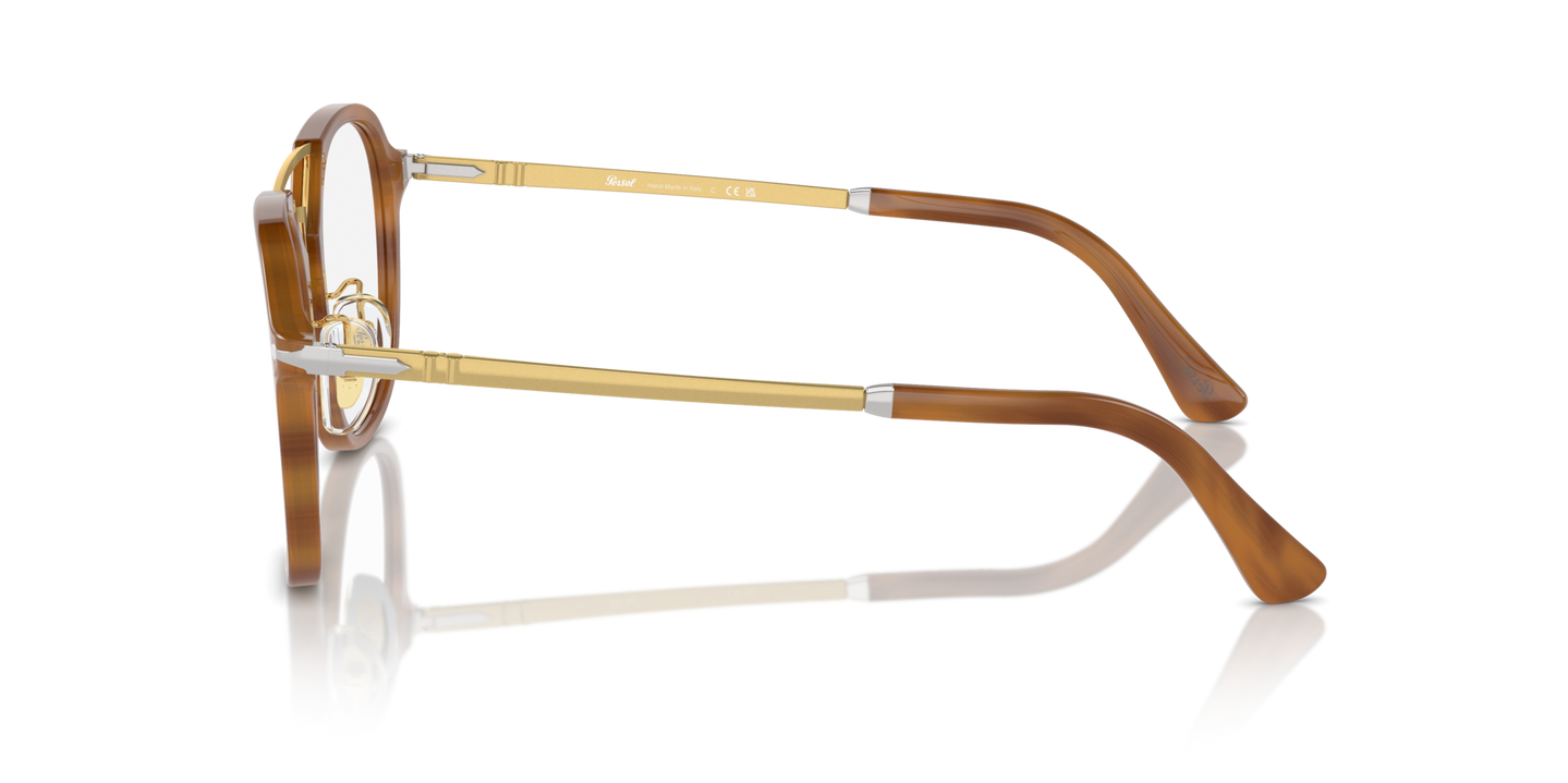Persol PO3352V mit Gestell Braun gestreift - Bild 1