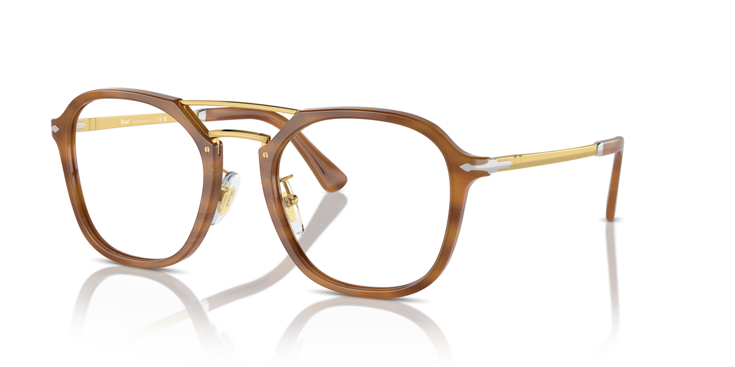 Persol PO3352V mit Gestell Braun gestreift - Bild 1