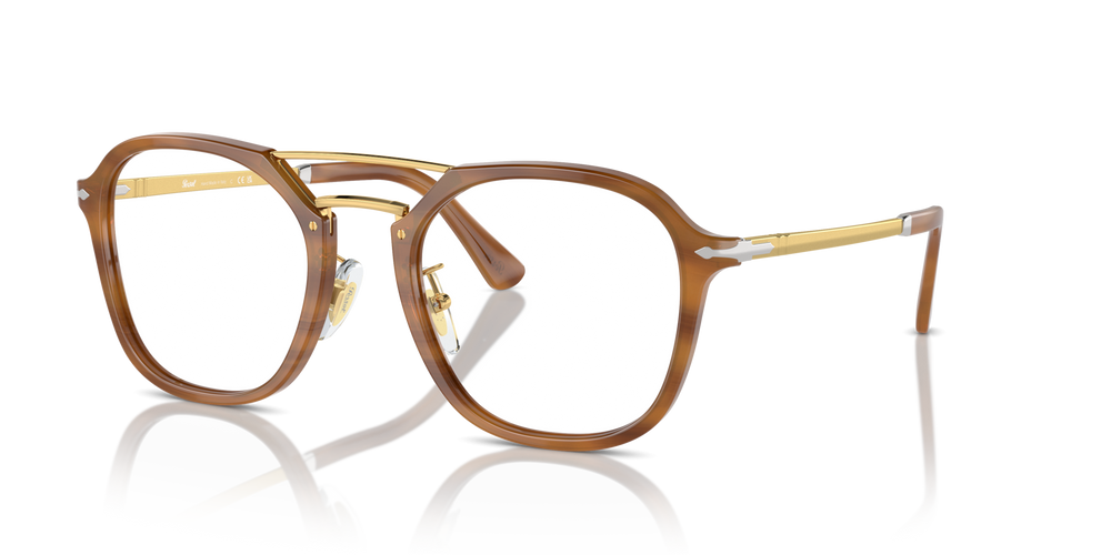 Persol PO3352V mit Gestell Braun gestreift - Bild 1