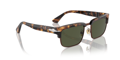 Persol PO3354S with Honey Tortoise/Brown Frame and Green Lenses - Image 3