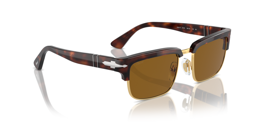 Persol PO3354S con Montatura Tortoise Brown/Gold e Lenti Marrone - Immagine 3