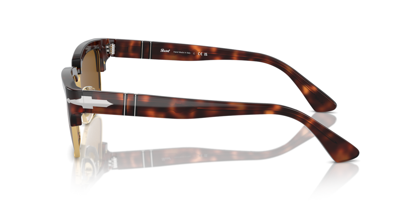 Persol PO3354S con Montatura Tortoise Brown/Gold e Lenti Marrone - Immagine 1