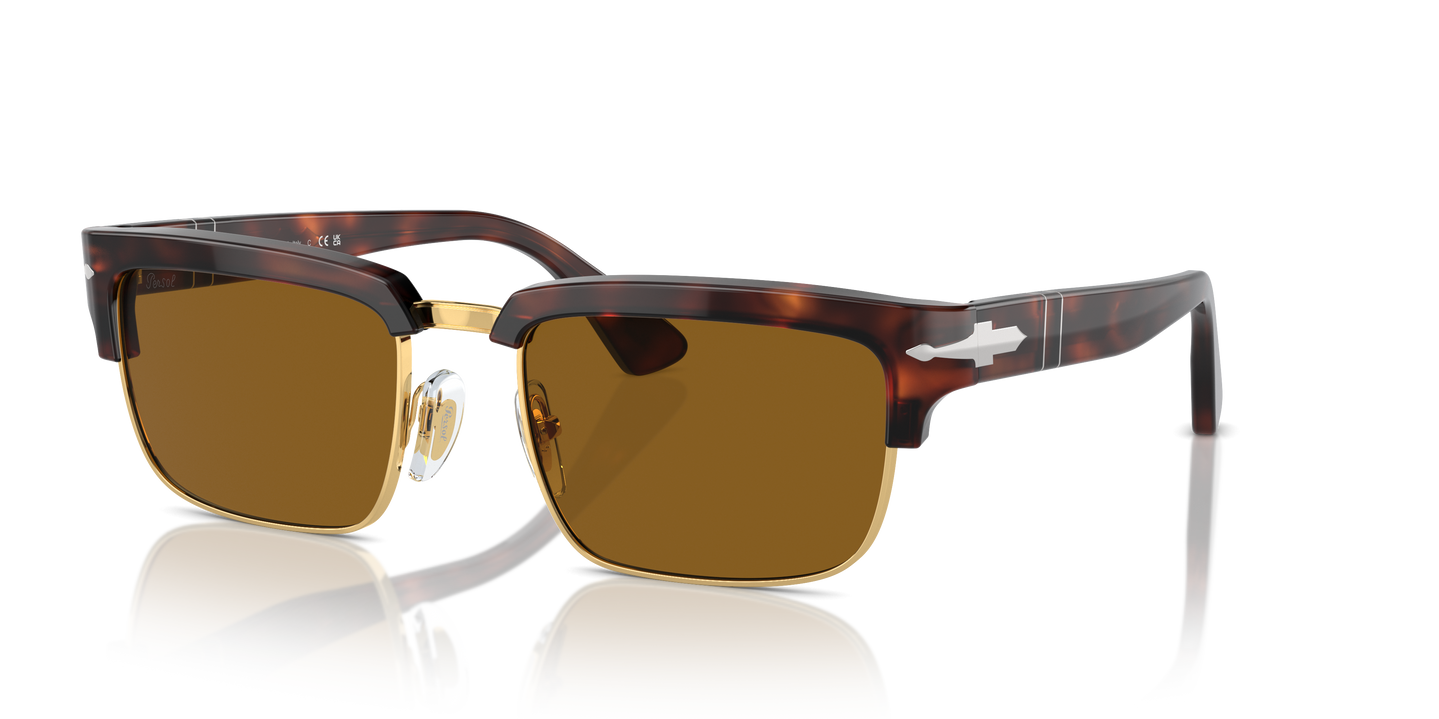 Persol PO3354S mit Tortoise Brown/Gold Gestell und Braun Gläsern - Bild 1