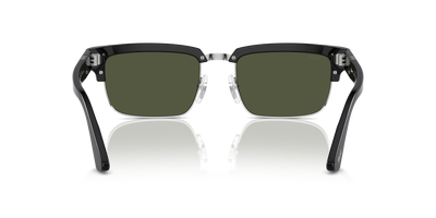 Persol PO3354S with Black/Silver Frame and Green Lenses - Image 5