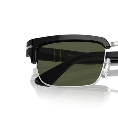 Persol PO3354S with Black/Silver Frame and Green Lenses – Variant Image