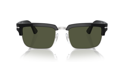 Persol PO3354S avec Monture Noir/ Argent et Verres Vert - Image 2