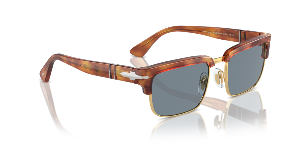 Persol PO3354S with Terra Di Siena Frame and Blue Lenses - Image 3