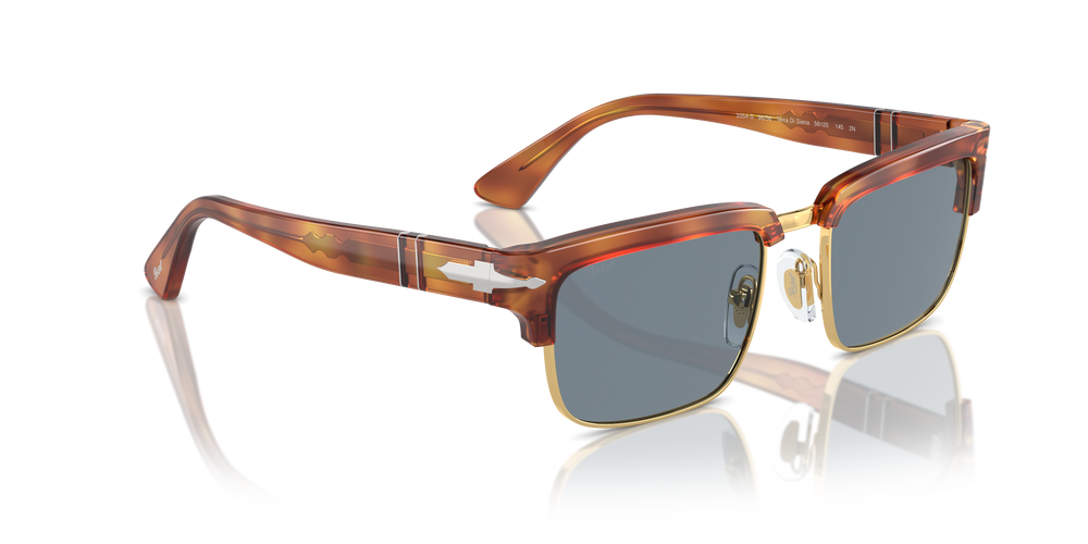 Persol PO3354S with Terra Di Siena Frame and Blue Lenses - Image 3