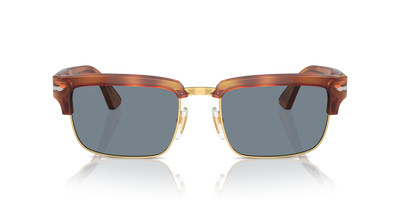 Persol PO3354S avec Monture Terre de Sienne et Verres Bleu - Image 2