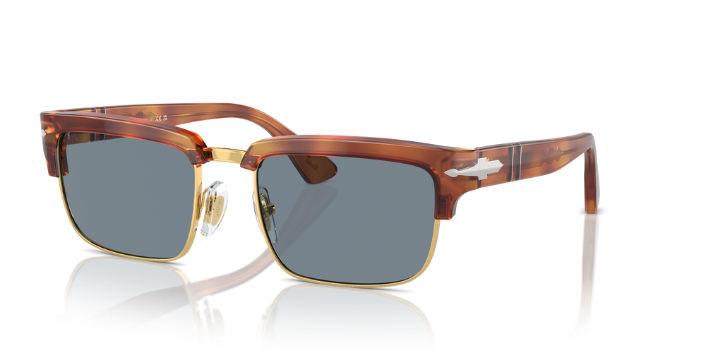 Persol PO3354S with Terra Di Siena Frame and Blue Lenses - Image 1