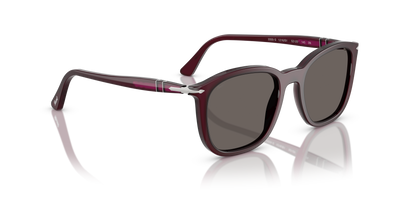 Persol PO3355S with Milky Plum Frame and Grey Lenses - Image 3