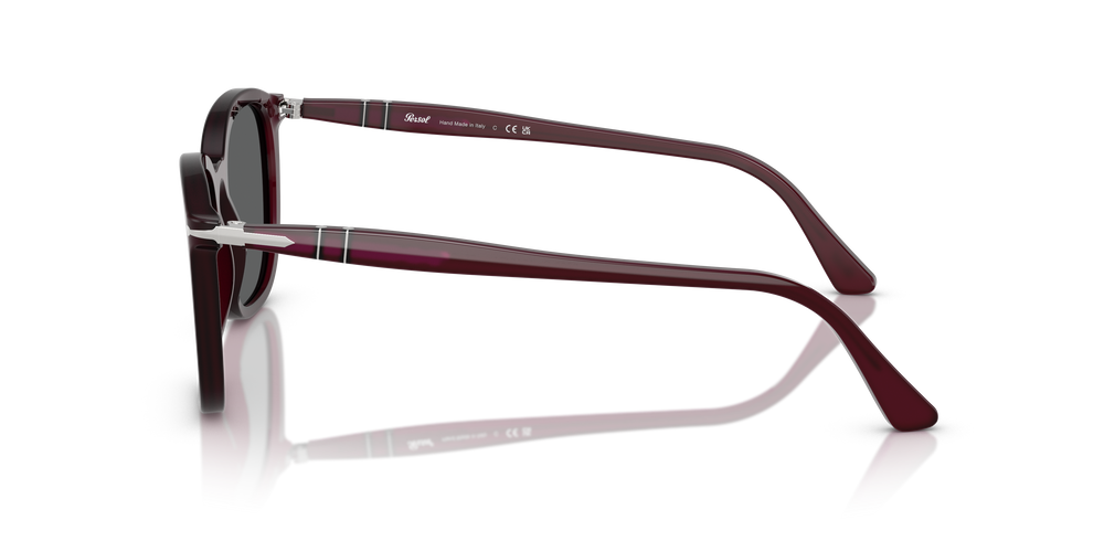Persol PO3355S with Milky Plum Frame and Grey Lenses - Image 4