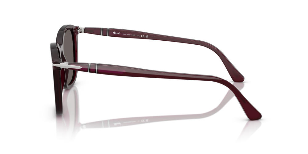 Persol PO3355S with Milky Plum Frame and Grey Lenses - Image 4