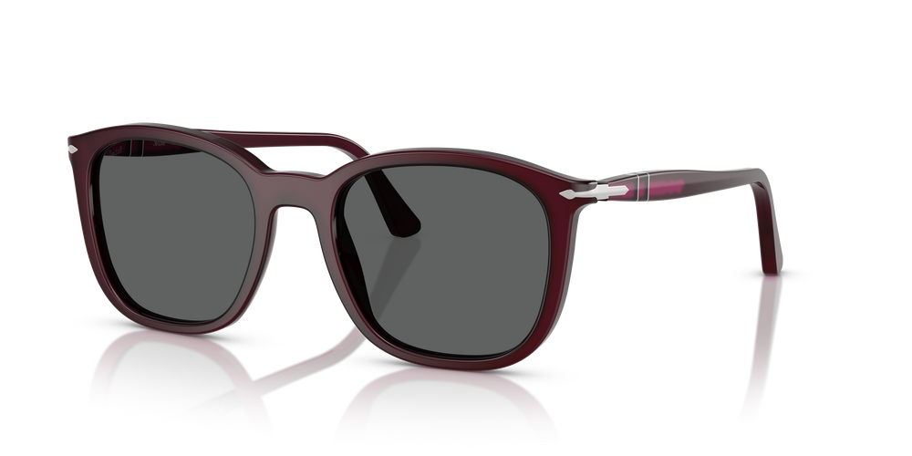 Persol PO3355S with Milky Plum Frame and Grey Lenses - Image 1