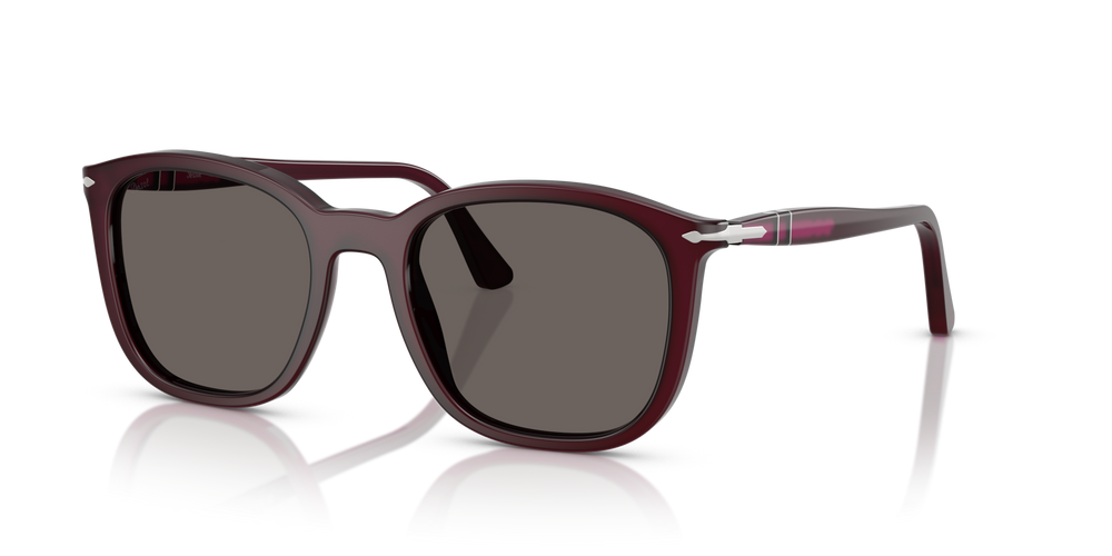 Persol PO3355S with Milky Plum Frame and Grey Lenses - Image 1