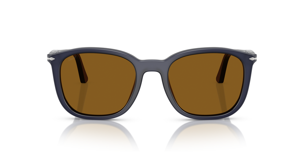 Persol PO3355S con Montura Azul profundo lechoso y Lentes Marrón - Imagen 2