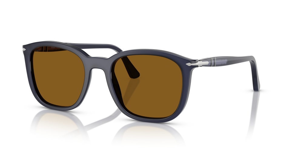 Persol PO3355S con Montura Azul profundo lechoso y Lentes Marrón - Imagen 1