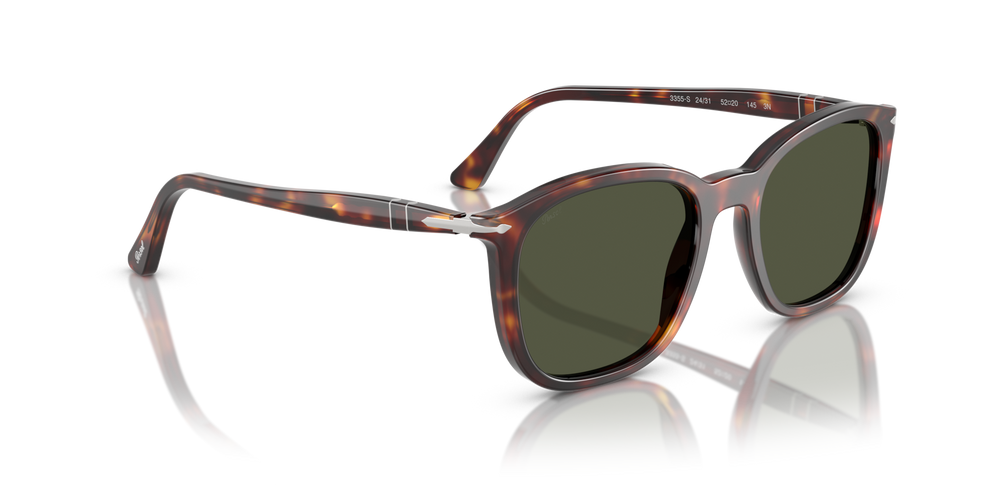 Persol PO3355S with Havana Frame and Green Lenses - Image 3