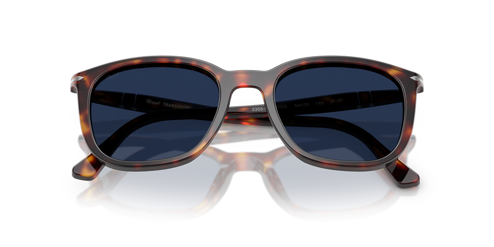 Persol PO3355S - Transitions® mit Havana Gestell und Blau Gläsern - Bild 6