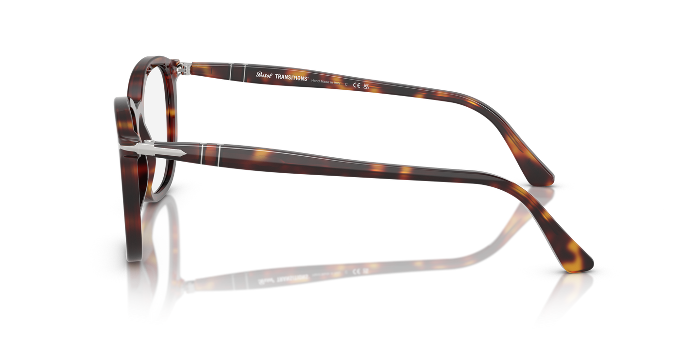Persol PO3355S - Transitions® mit Havana Gestell und Blau Gläsern - Bild 1