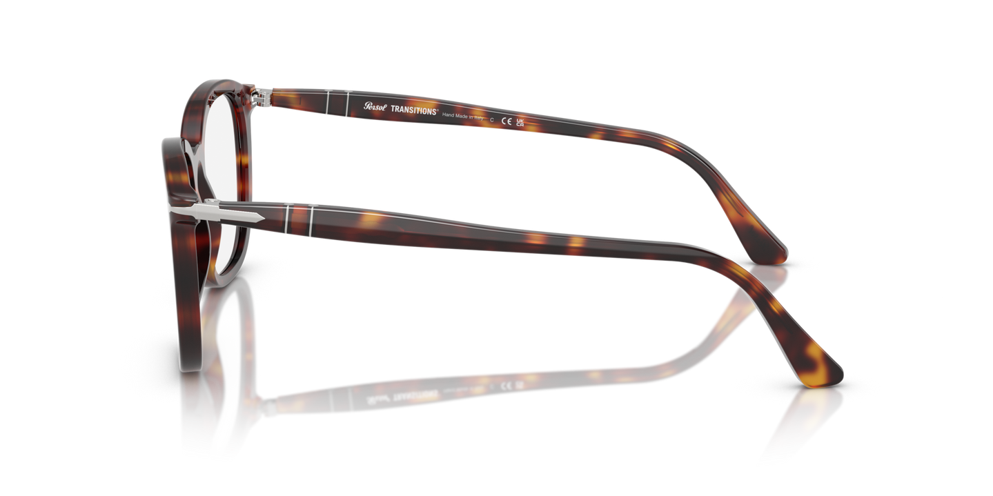 Persol PO3355S - Transitions® mit Havana Gestell und Blau Gläsern - Bild 1