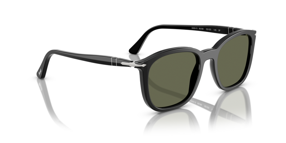 Persol PO3355S con Montatura Nero e Lenti Verde - Immagine 3