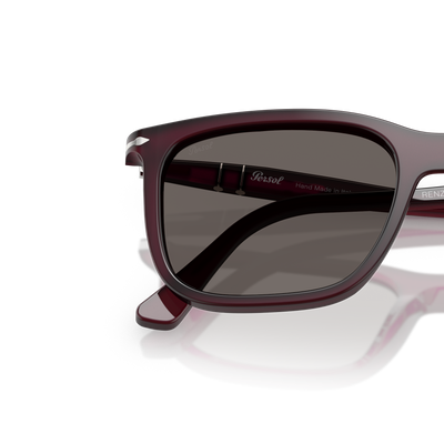 Persol PO3357S - Renzo con Montatura Prugna perlaceo e Lenti Grigio – Immagine variante
