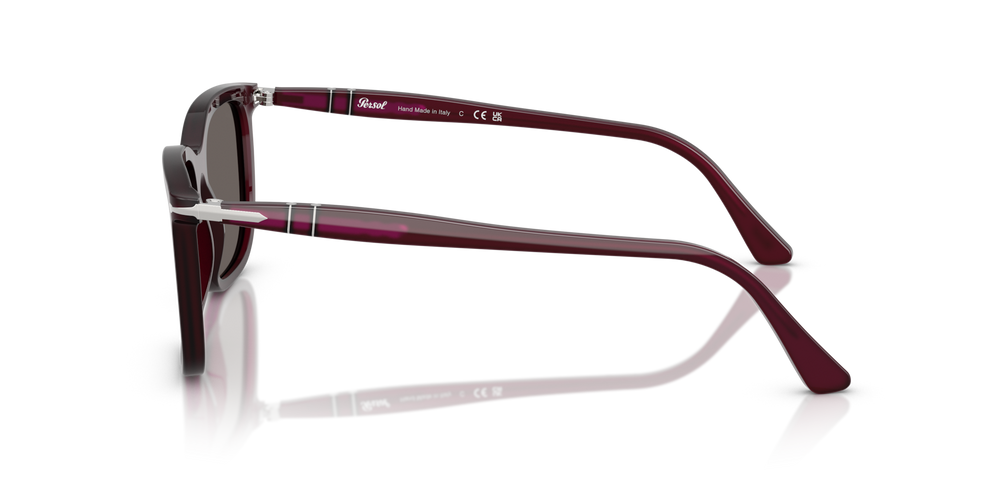 Persol PO3357S - Renzo with Milky Plum Frame and Grey Lenses - Image 4