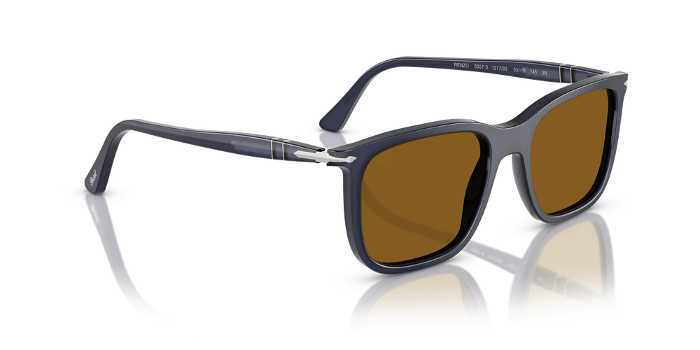 Persol PO3357S - Renzo mit Milky Depths Blue Gestell und Braun Gläsern - Bild 3
