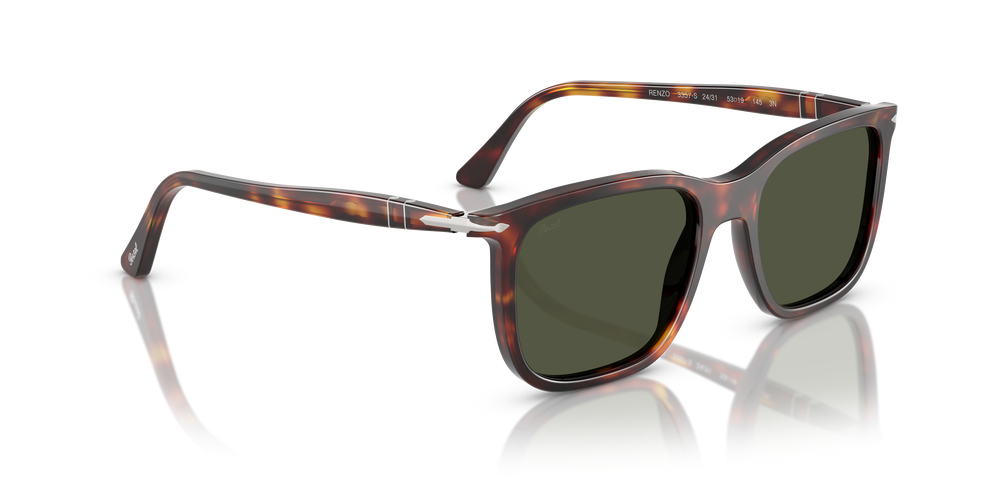 Persol PO3357S - Renzo with Havana Frame and Green Lenses - Image 3