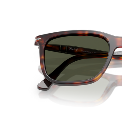 Persol PO3357S - Renzo avec Monture Havana et Verres Vert – Image variante