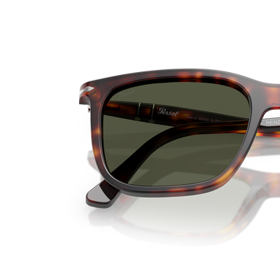 Persol PO3357S - Renzo with Havana Frame and Green Lenses – Variant Image