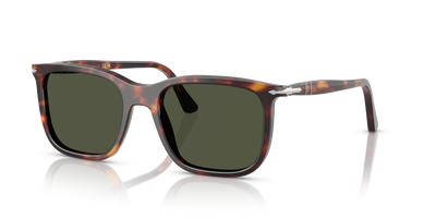 Persol PO3357S - Renzo with Havana Frame and Green Lenses - Image 1